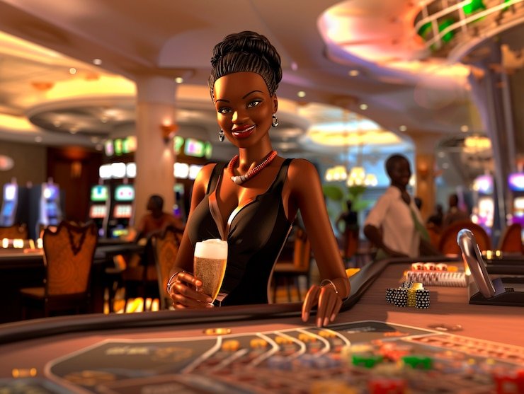Antarmuka permainan Blackjack di mbk4d dengan dealer profesional